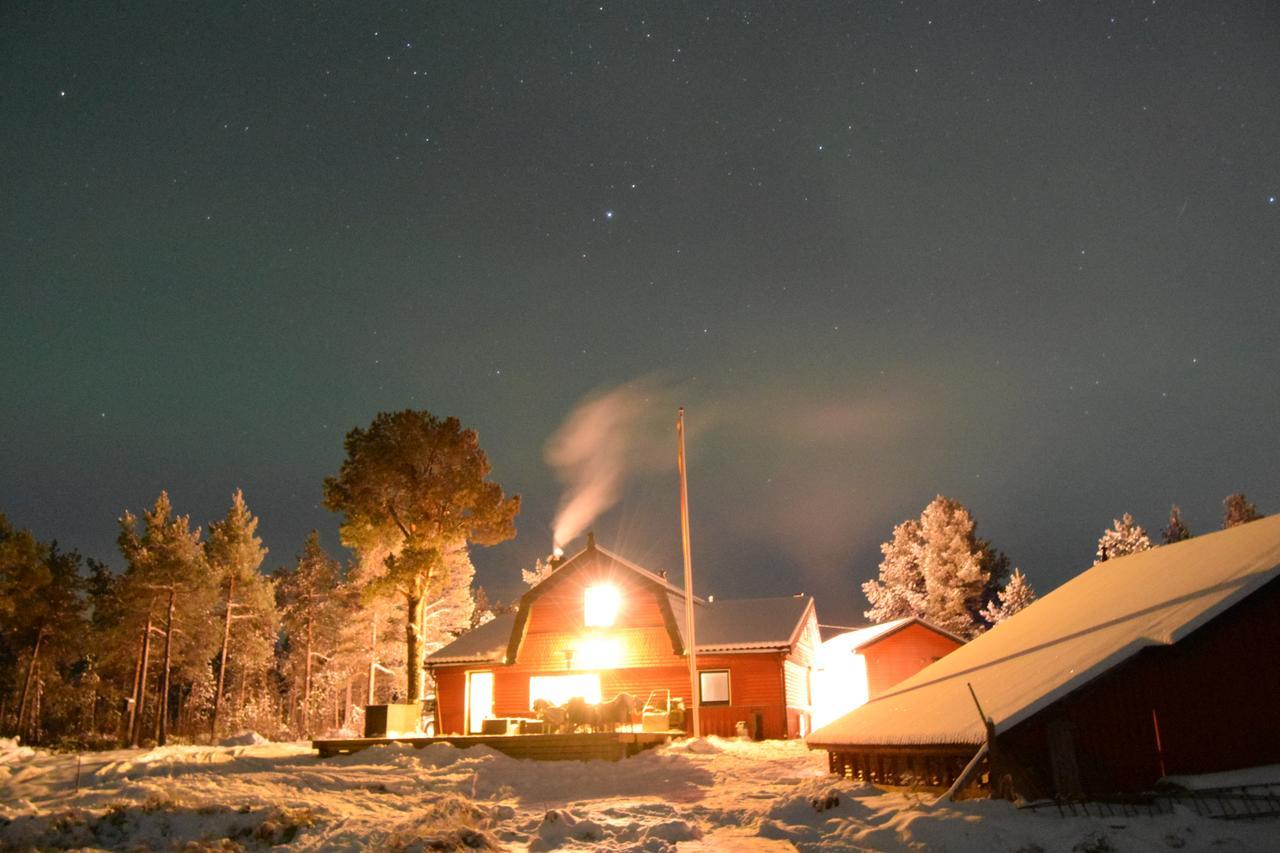 Camp Caroli Wooden Cabins Jukkasjärvi Exteriér fotografie