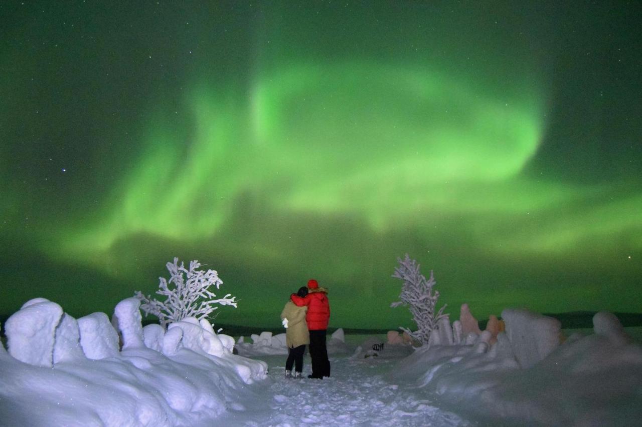 Camp Caroli Wooden Cabins Jukkasjärvi Exteriér fotografie